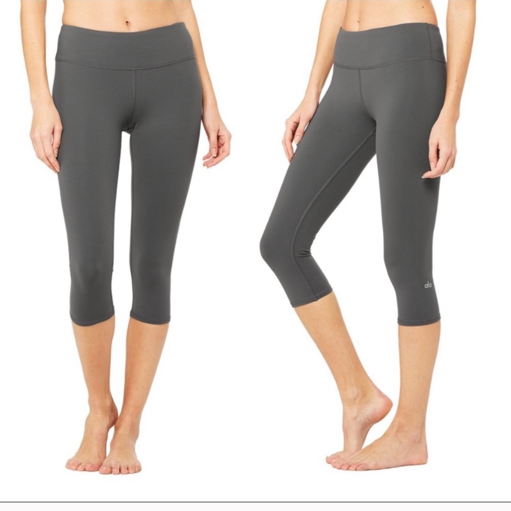 Alo Yoga High-Waist Airbrush Capri, worn 1x